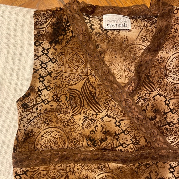 VINTAGE BOHO WHIMSY SLEEVES TOP M/L - Picture 4 of 6